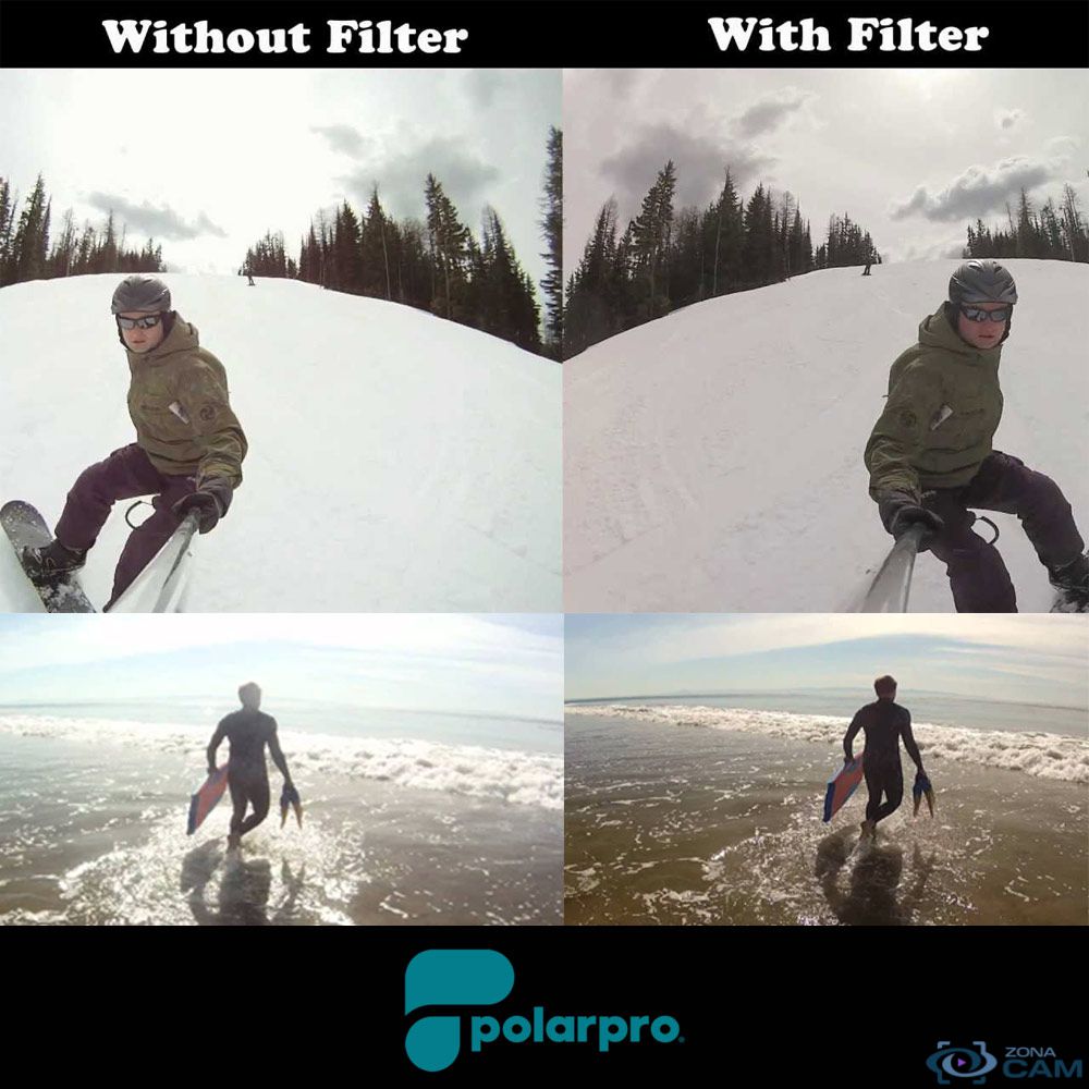 PolarPro Filtro polarizado GoPro standard housing