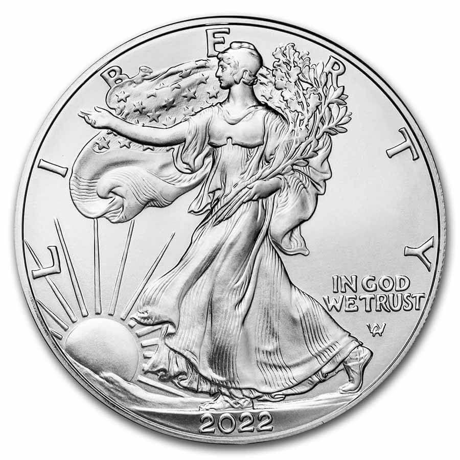 Moneda 1 onza Aguila de Plata Estados Unidos 2022