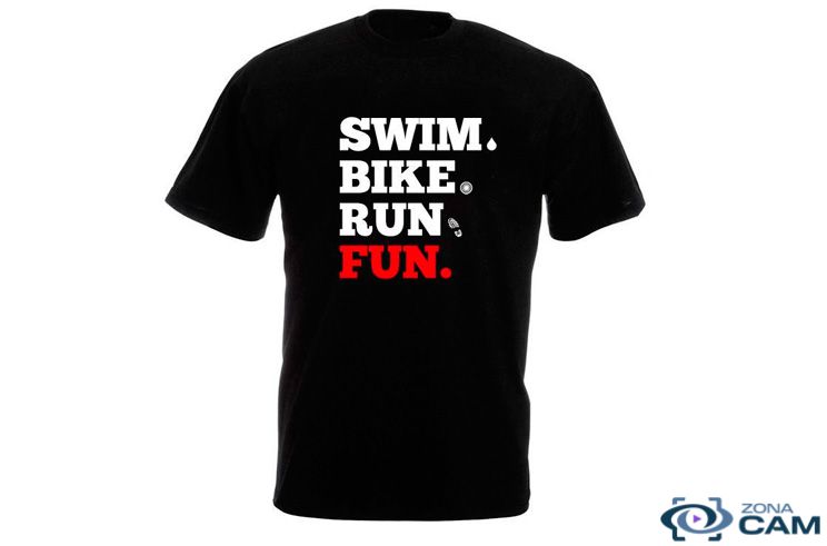 Remera Ika Swim Bike Run Fun