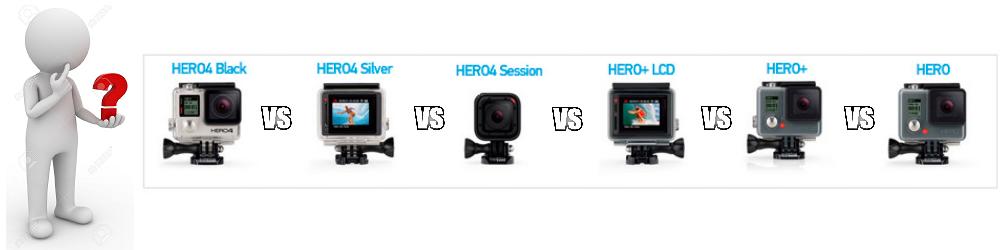 GoPro Hero4 Comparativa