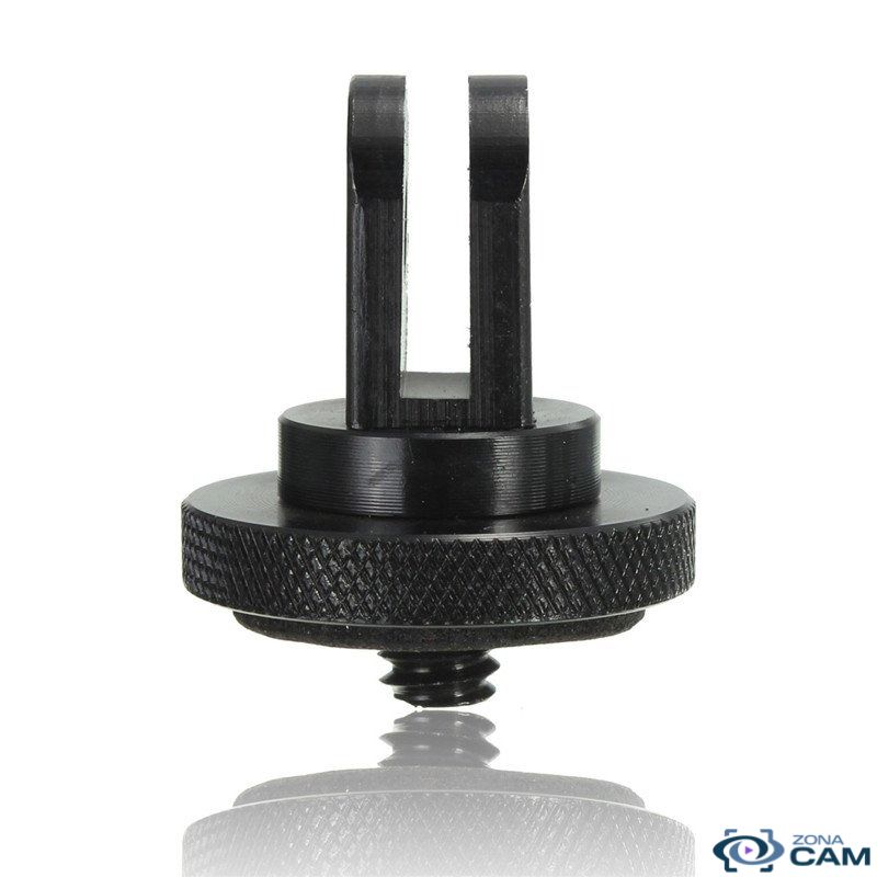 Adaptador convertidor aluminio GoPro Hero rosca