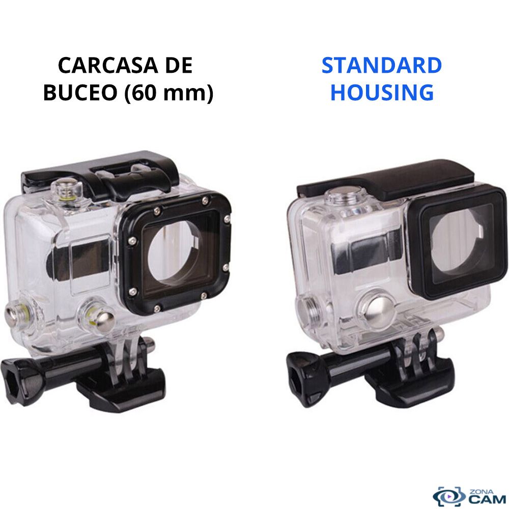 Filtro rojo para housing de buceo