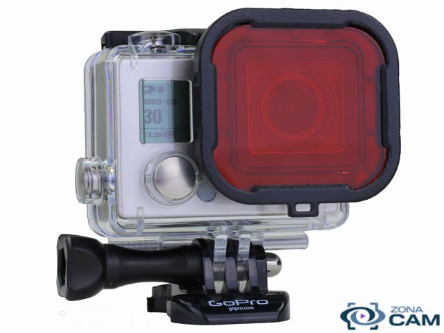 PolarPro Filtro rojo GoPro Hero 4 standard Housing