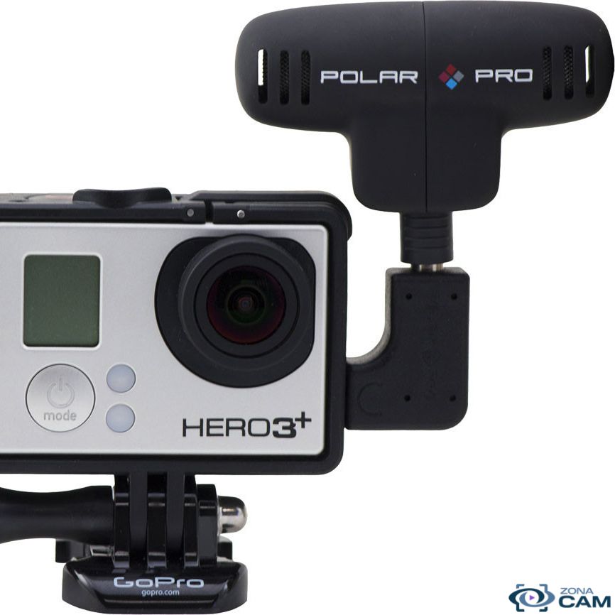 PolarPro Kit Microfono externo GoPro H2 H3 H4