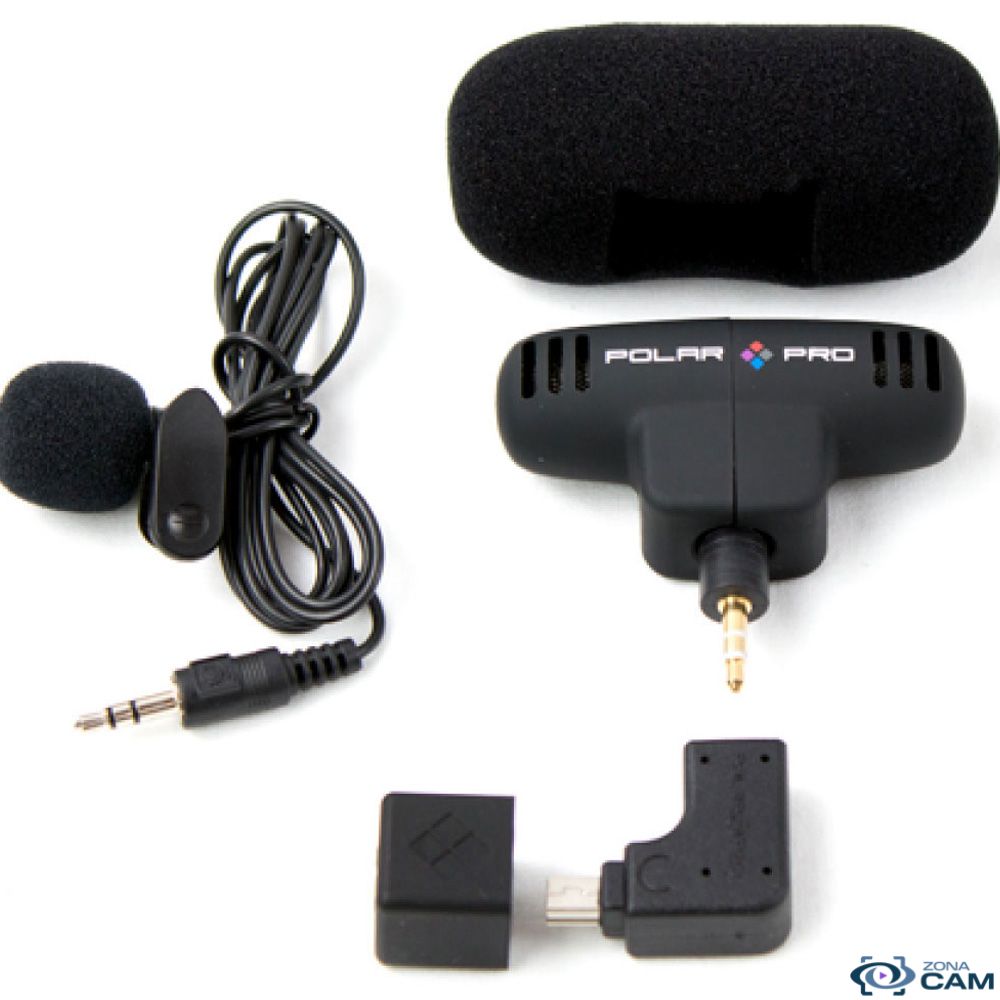 PolarPro Kit Microfono externo GoPro H2 H3 H4
