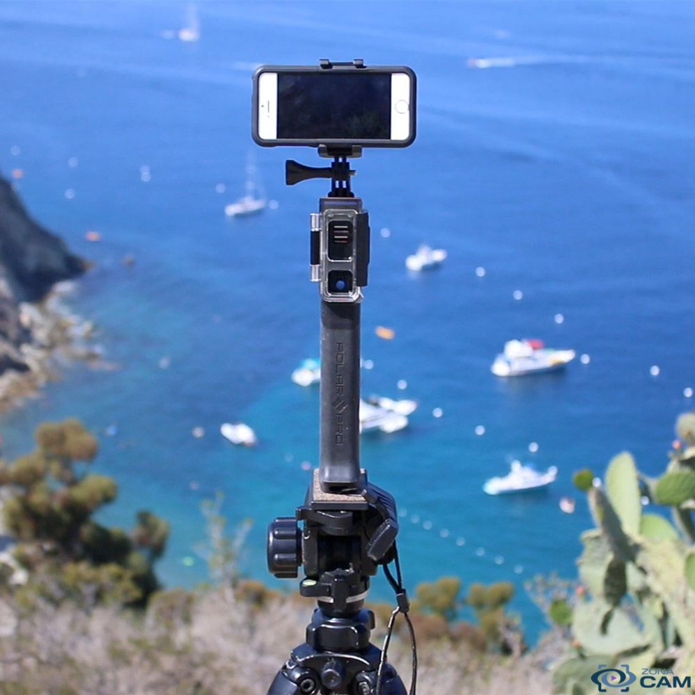 PolarPro PowerGrip H20 sumergile con Bateria GoPro