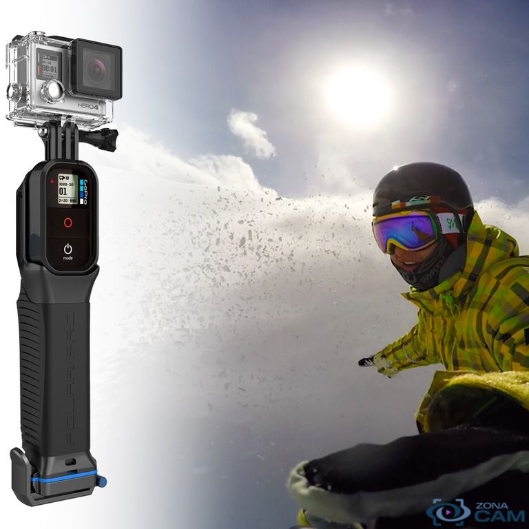 PolarPro ProGrip y StrapMount combo camara GoPro