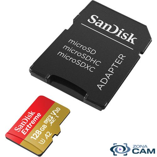 Memoria Sandisk Extreme MicroSD 128Gb A GoPro DSLR