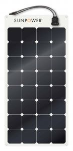 SunPower panel solar 100 watts 12v flexible
